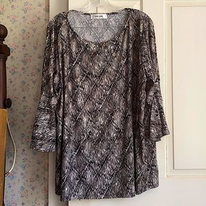 Jones Studio Silver Sparkle Top